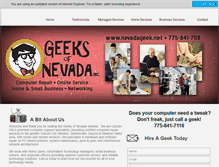 Tablet Screenshot of nevadageek.net